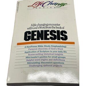 Genesis book Navpress paperback 1987 copyright English 215 pages READ